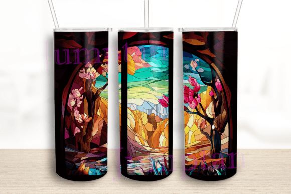Stained Glass Antelope Canyon Tumbler